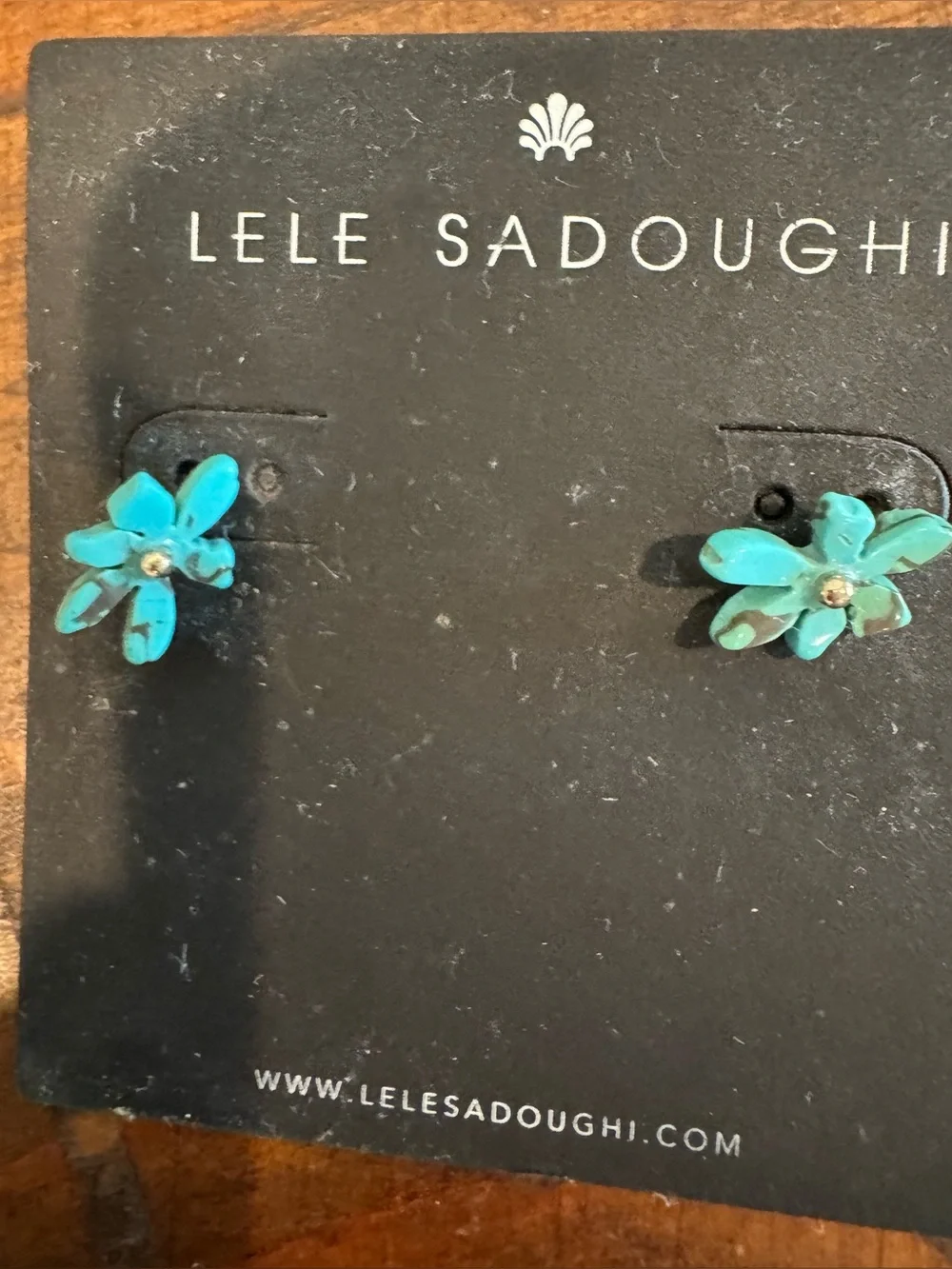 Lele Sadoughi flower earrings